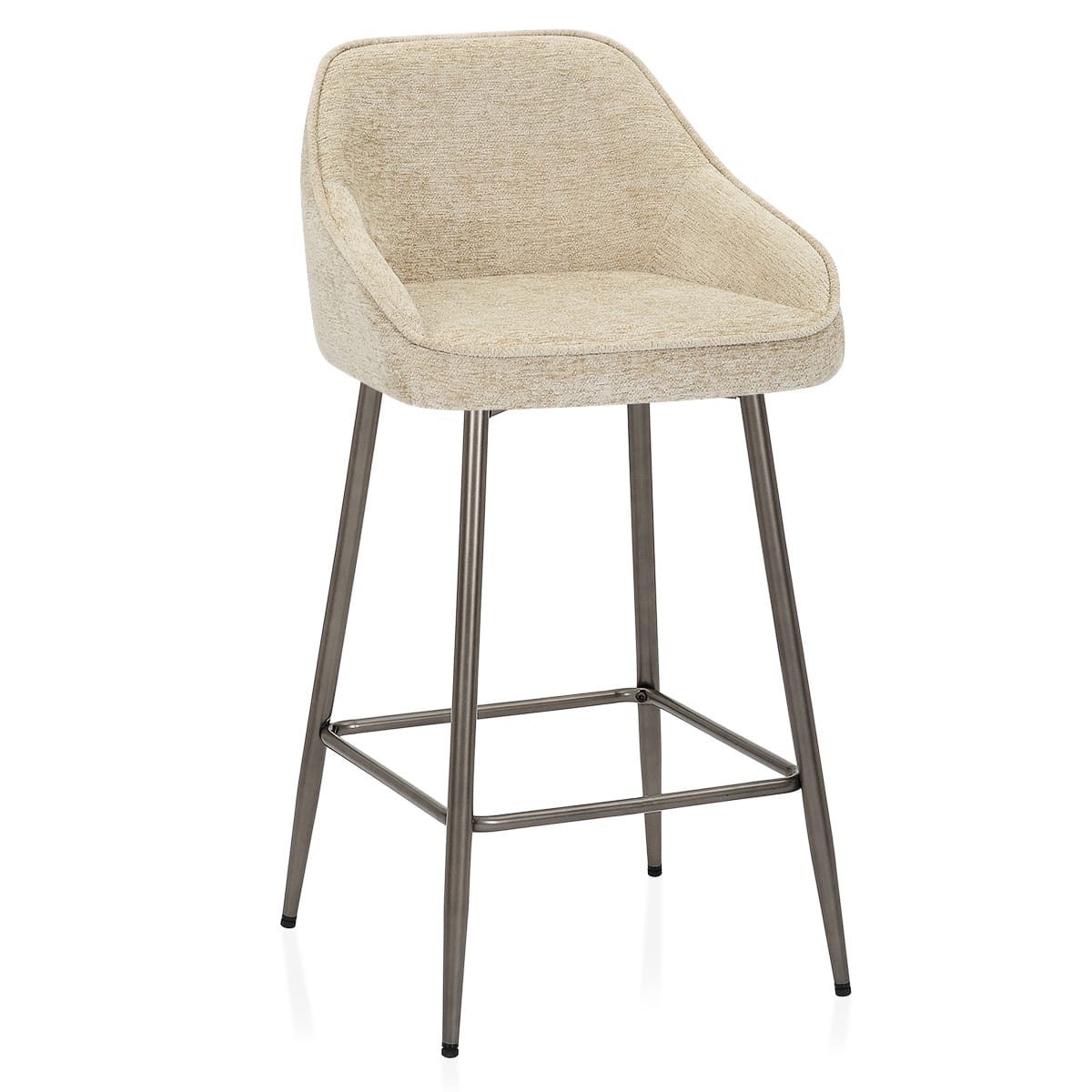 Cairns Bar Stool Beige Fabric