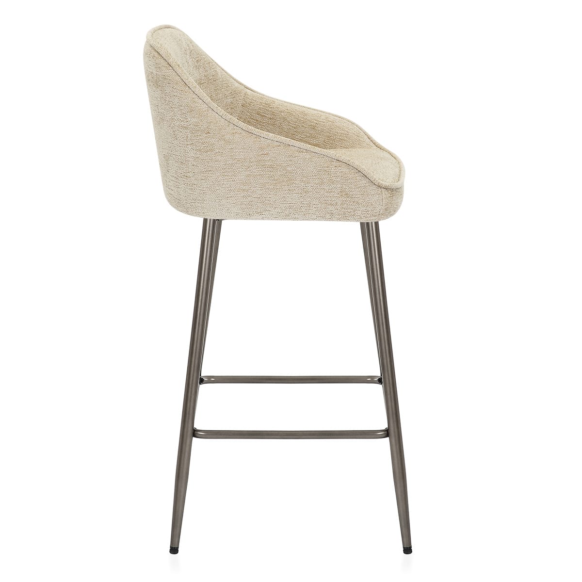 Cairns Bar Stool Beige Fabric