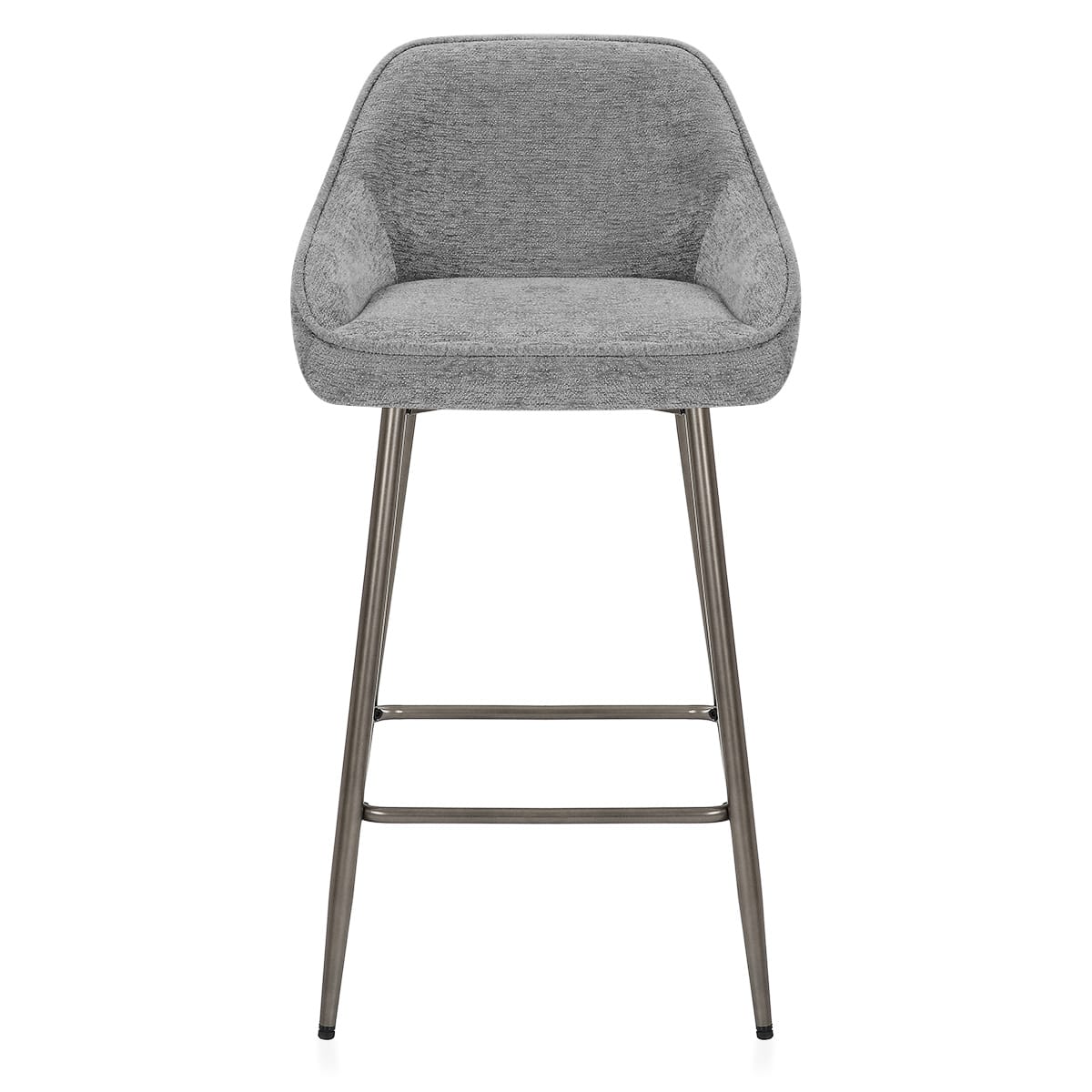 Cairns Bar Stool Grey Fabric