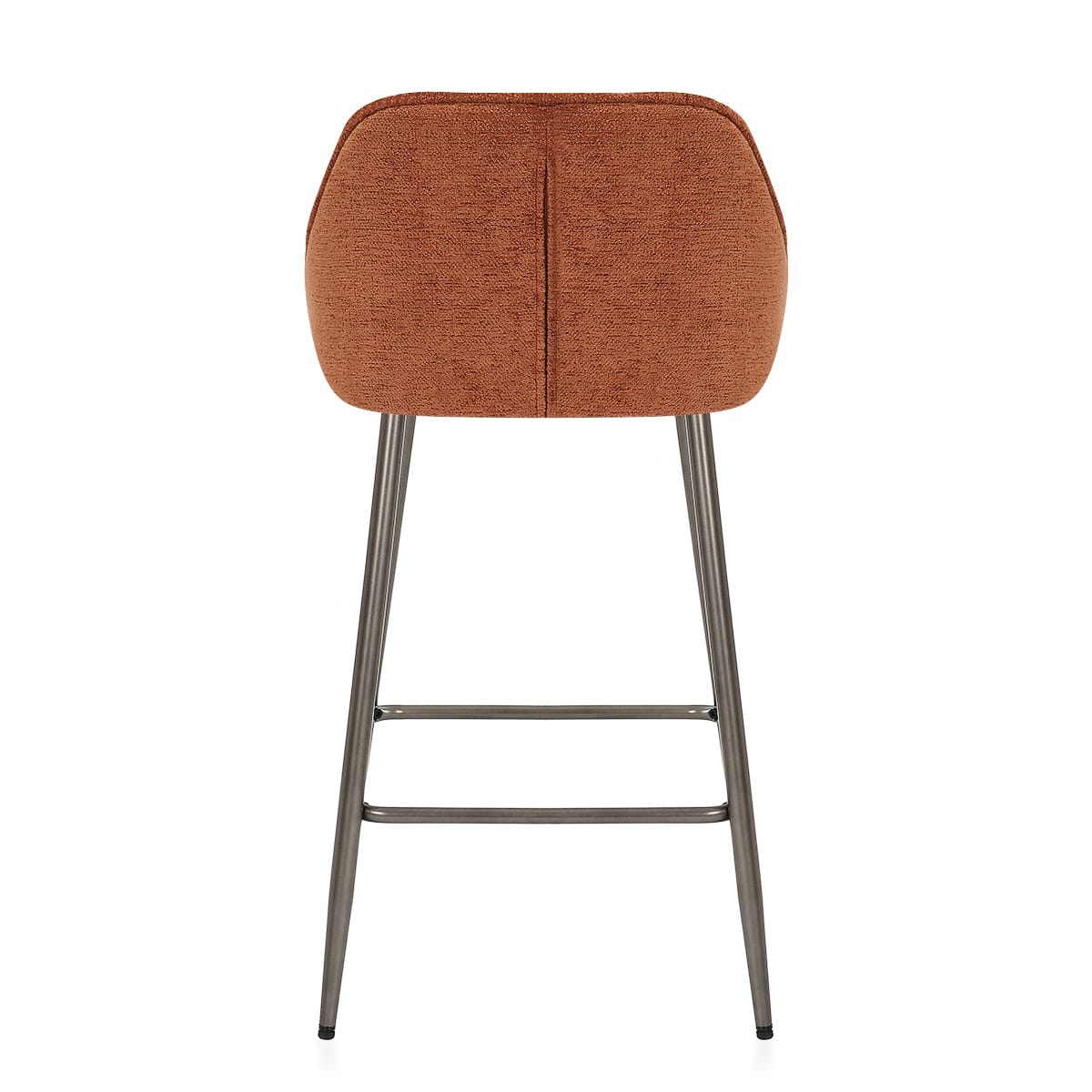Cairns Bar Stool Orange Fabric