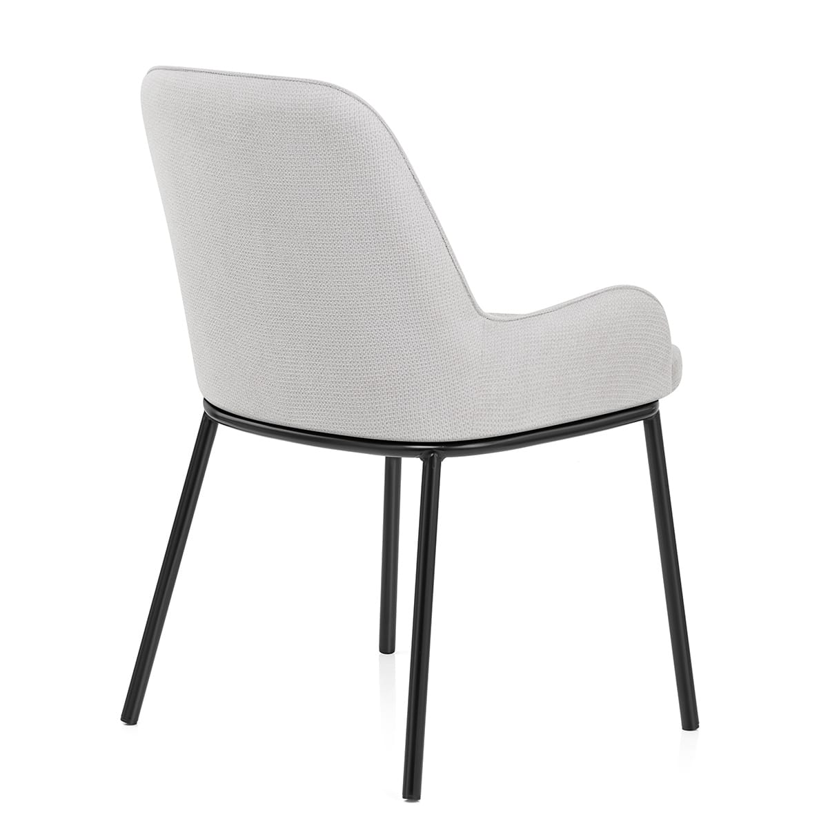 Cameo Dining Chair Light Grey Fabric