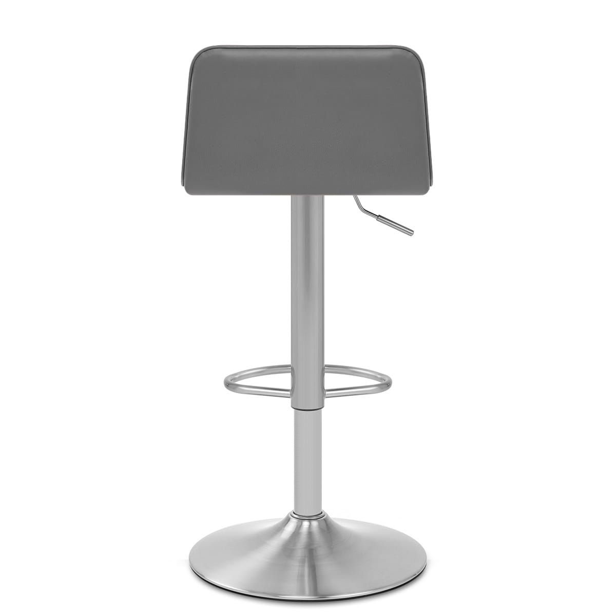 Cape Brushed Steel Stool Grey