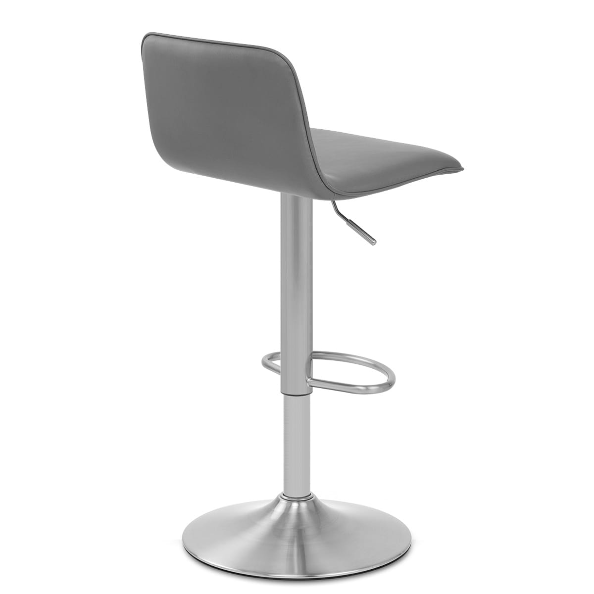 Cape Brushed Steel Stool Grey
