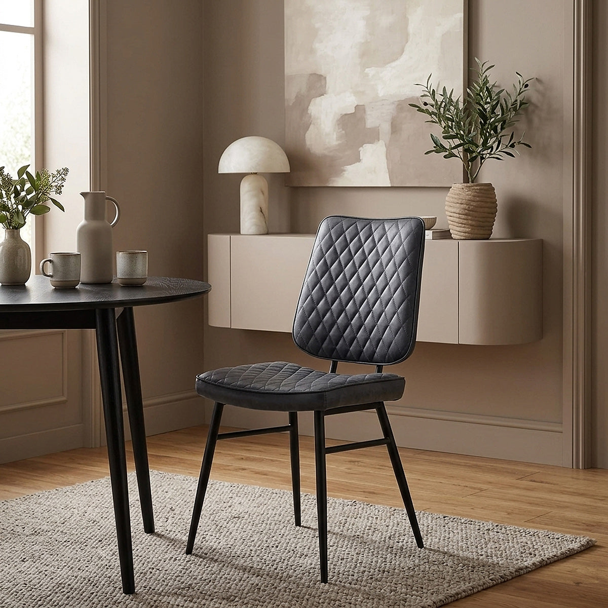 Caprice Dining Chair Antique Blue