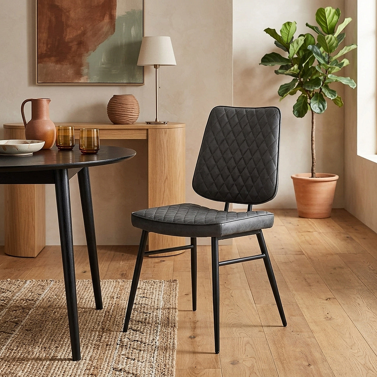 Caprice Dining Chair Antique Grey