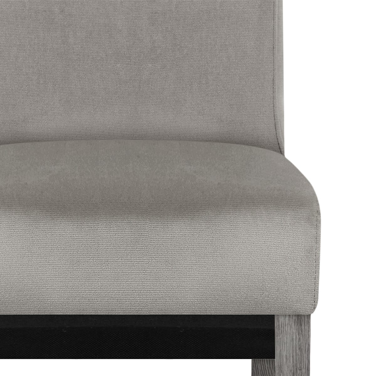 Carlo Grey Oak Chair Grey Velvet