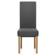 Carolina Dining Chair Charcoal Fabric