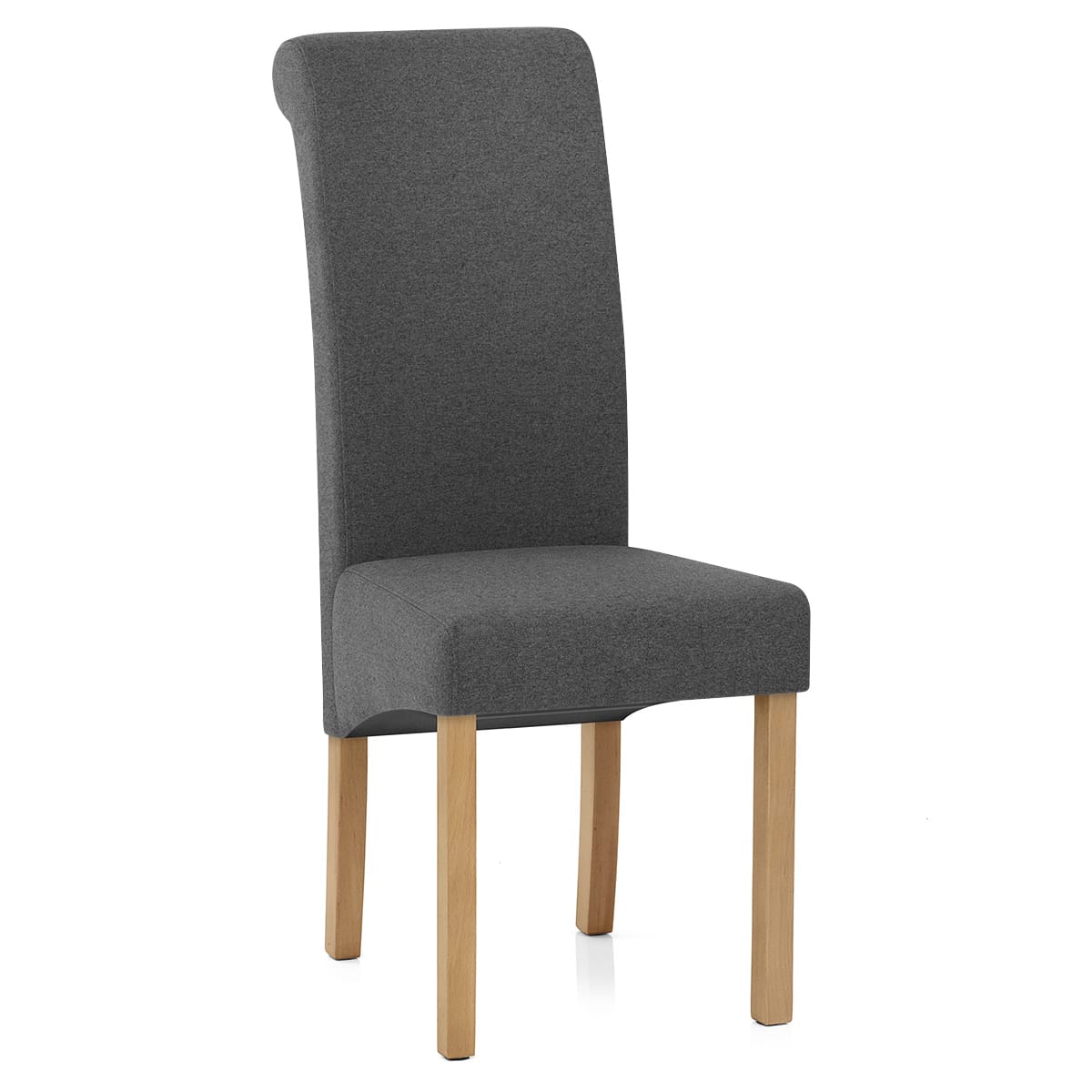Carolina Dining Chair Charcoal Fabric
