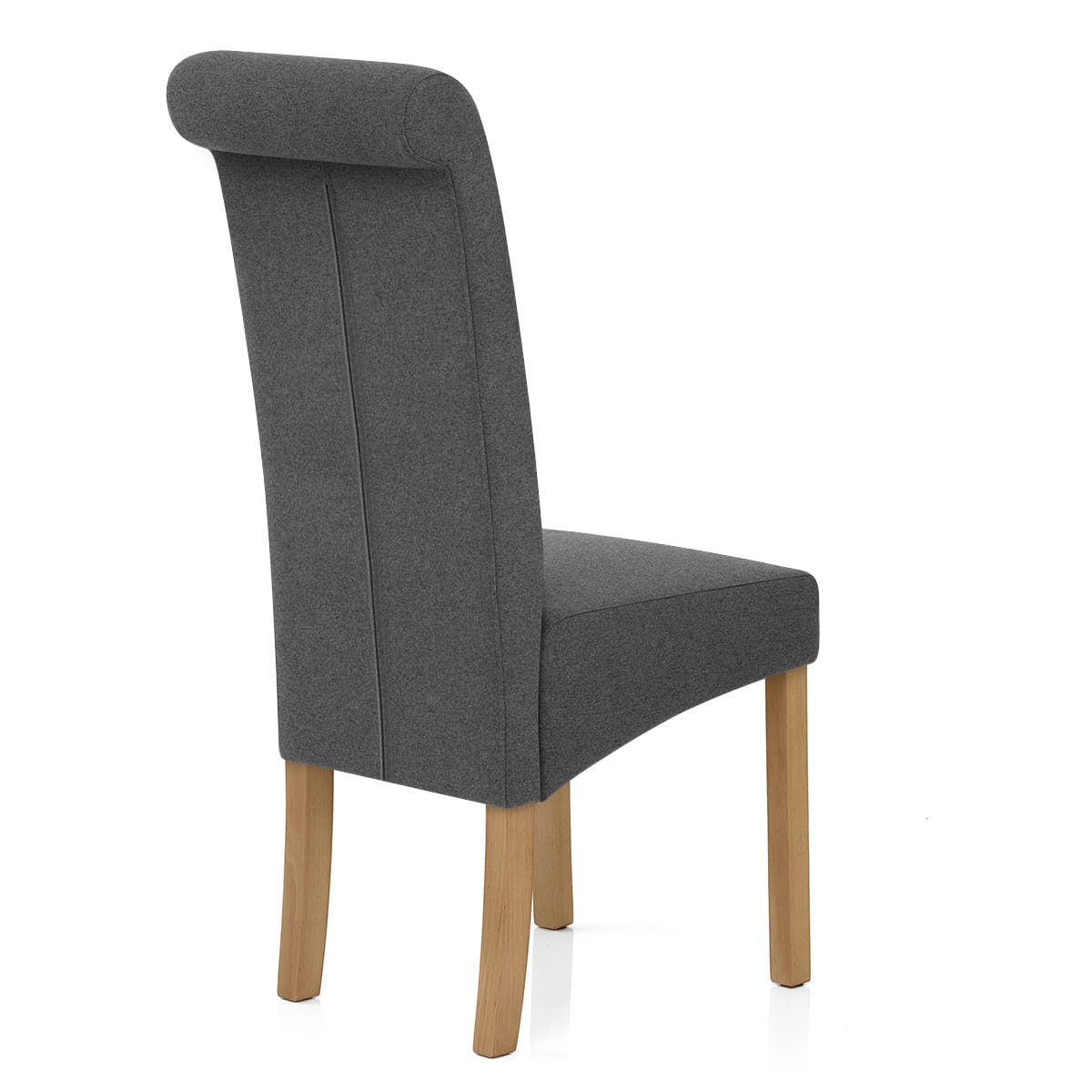 Carolina Dining Chair Charcoal Fabric