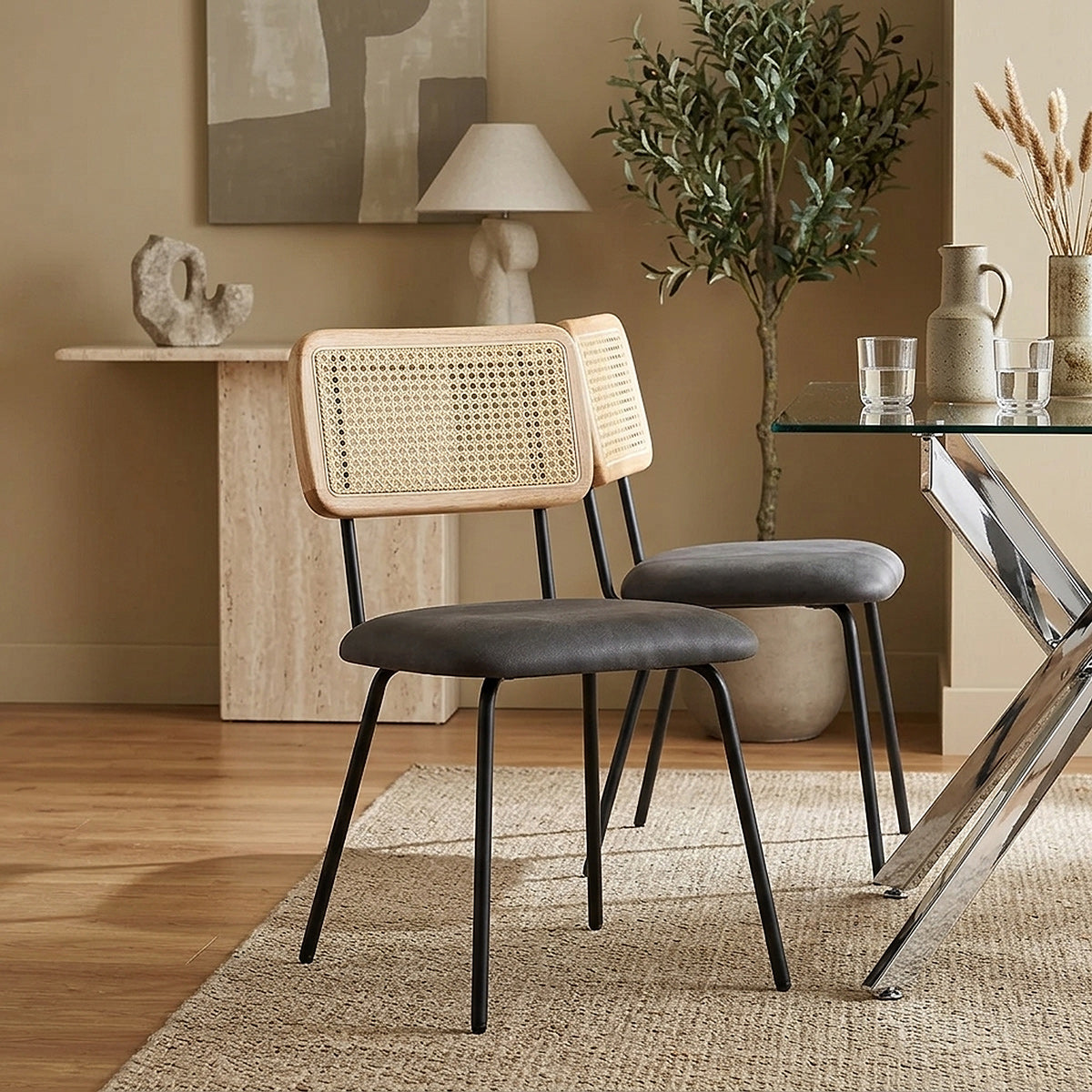 Cassis Dining Chair Charcoal