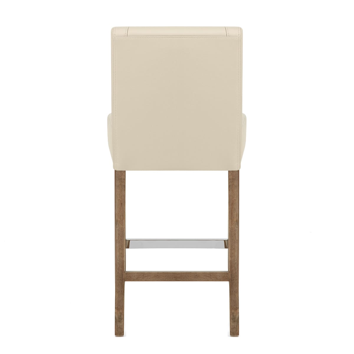 Chartwell Stool Cream Faux Leather