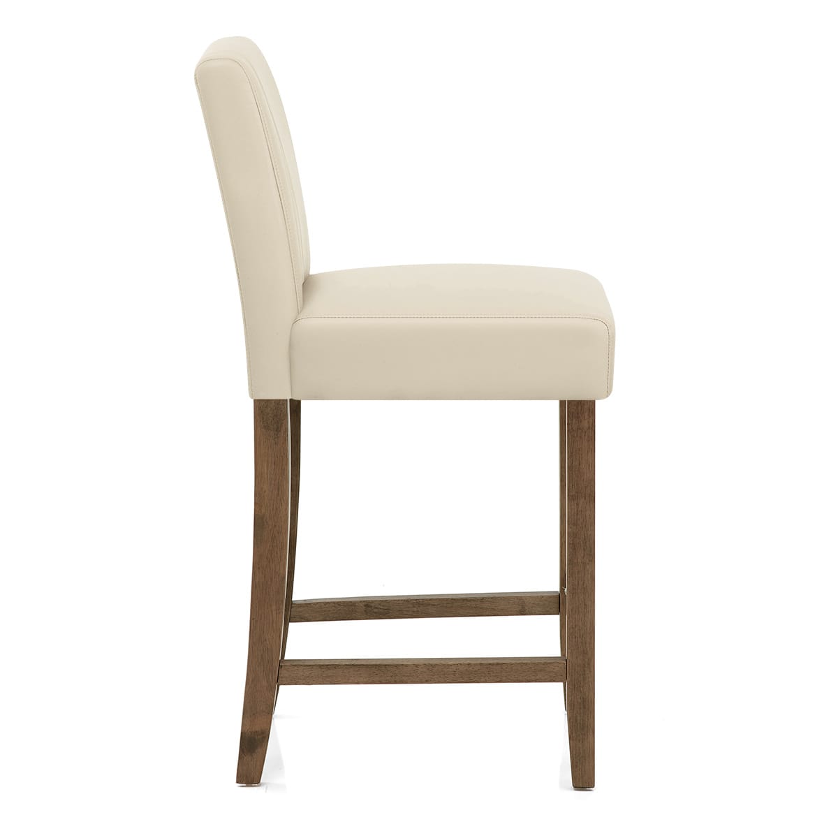 Chartwell Stool Cream Faux Leather