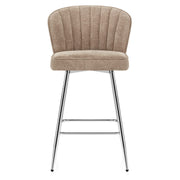 Chase Bar Stool Beige Fabric