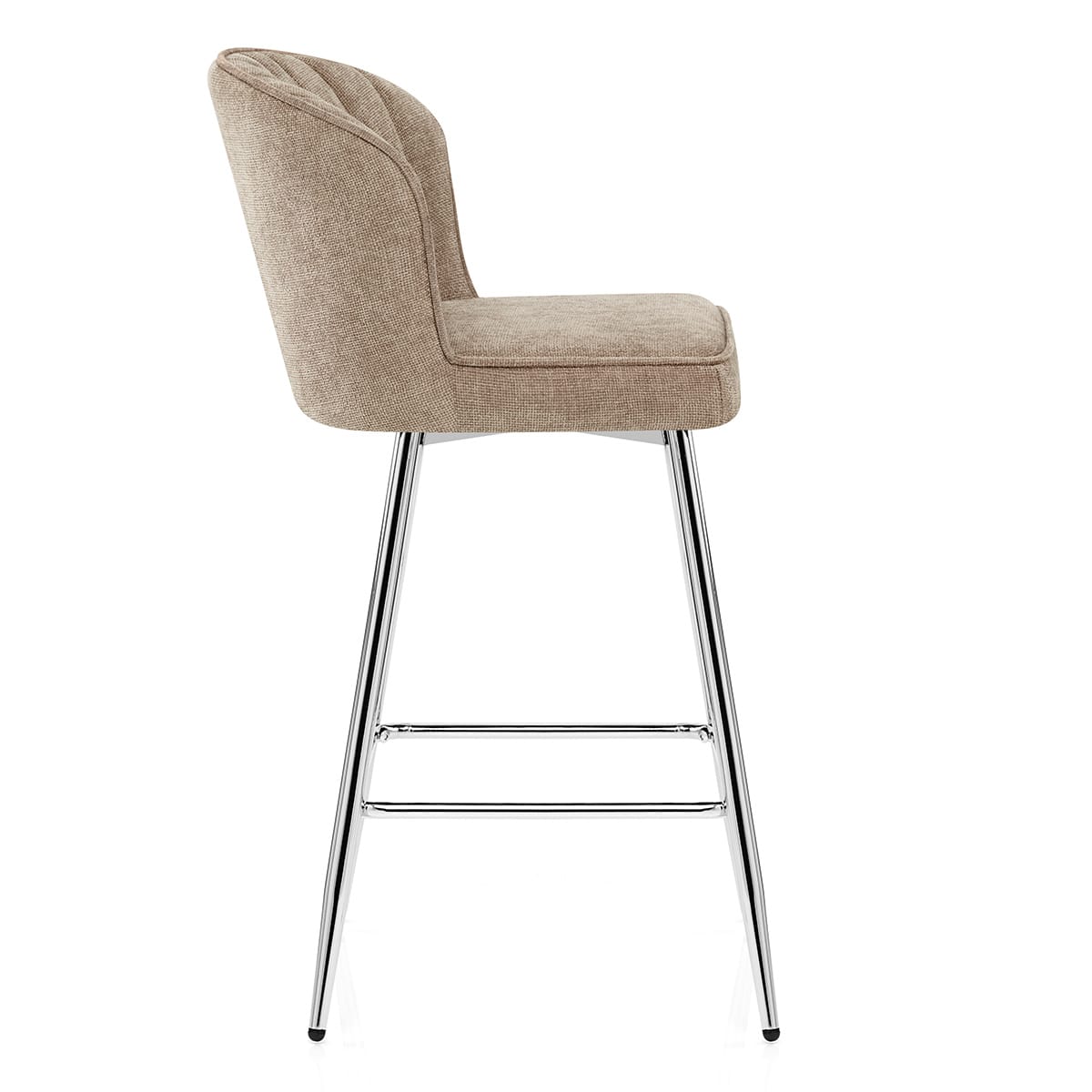 Chase Bar Stool Beige Fabric