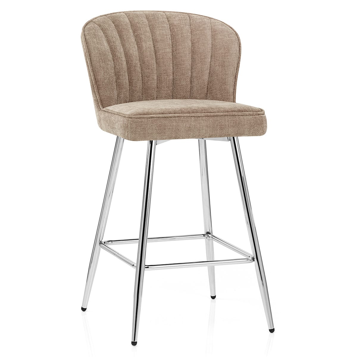 Chase Bar Stool Beige Fabric