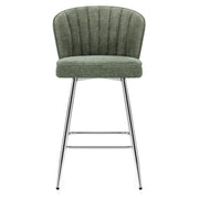 Chase Bar Stool Green Fabric