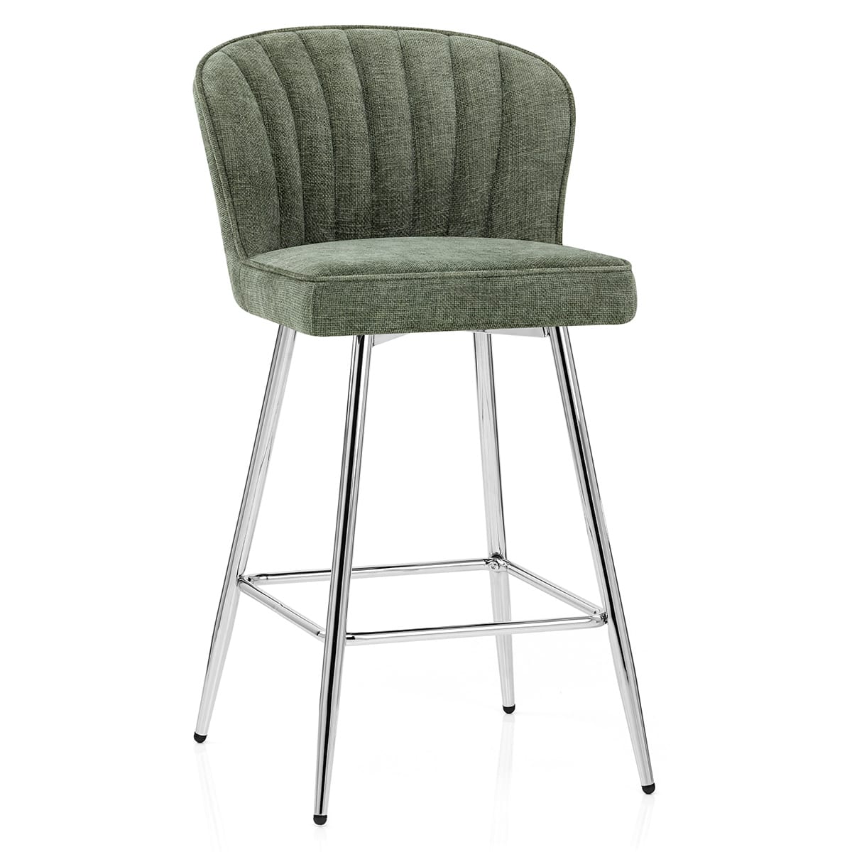 Chase Bar Stool Green Fabric