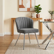 Chase Dining Chair Grey Fabric