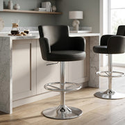 Chateau Brushed Bar Stool Black