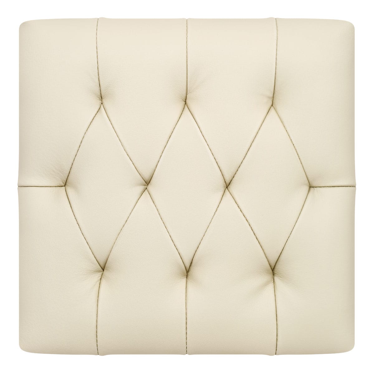 Chelsea Oak Stool Cream Leather