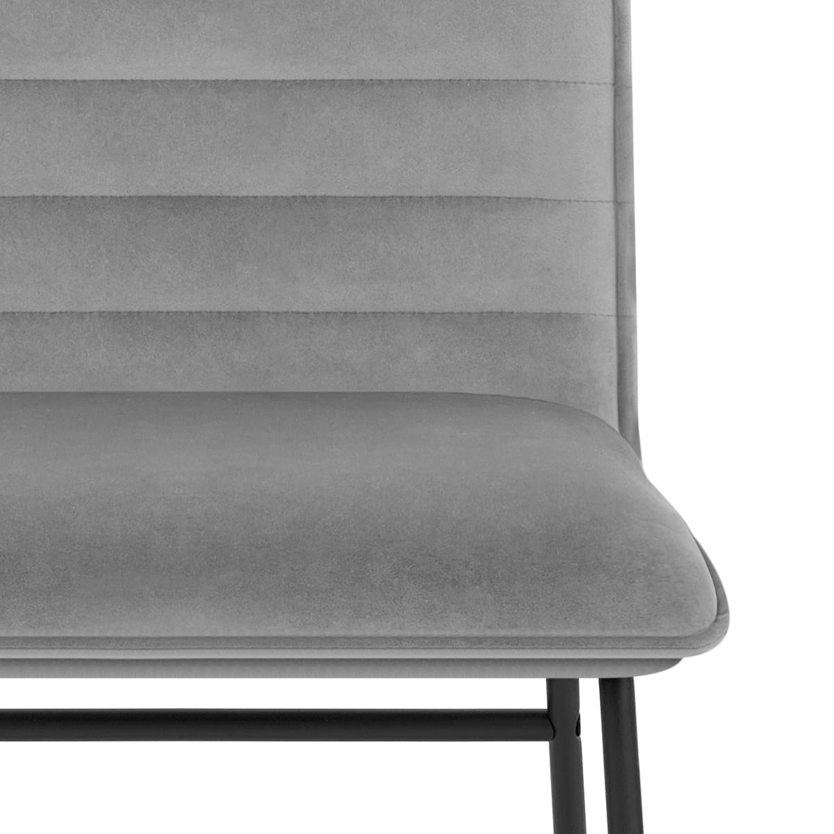 Chevelle Dining Chair Grey Velvet