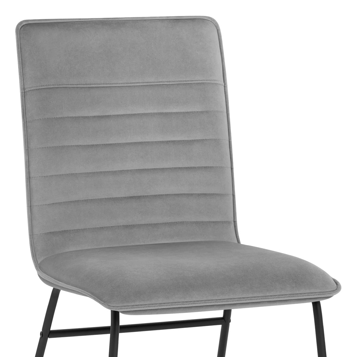 Chevelle Dining Chair Grey Velvet