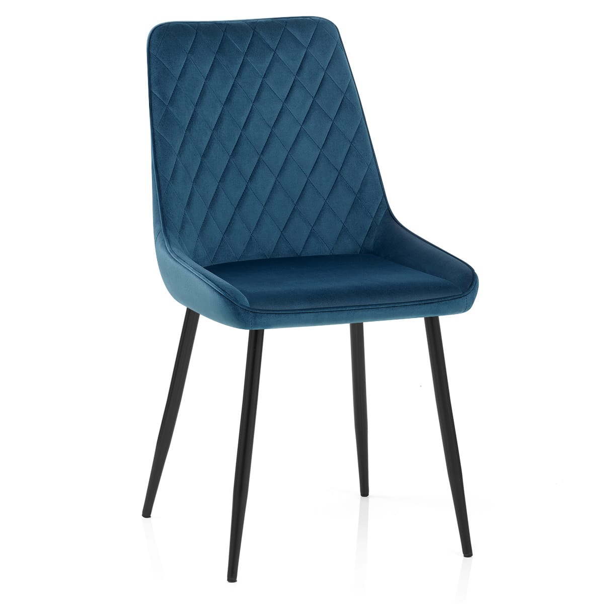 Chevy Dining Chair Blue Velvet