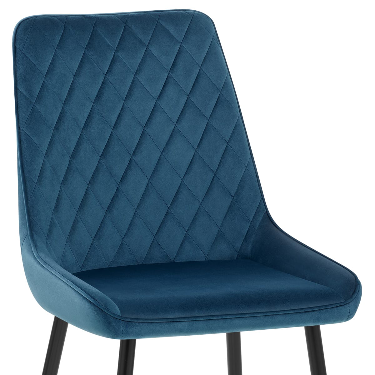 Chevy Dining Chair Blue Velvet