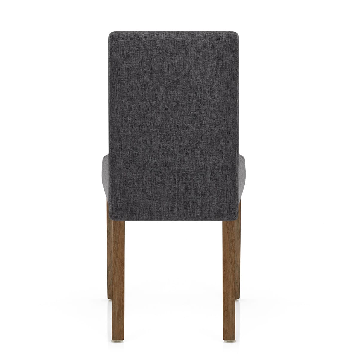 Chicago Oak Chair Charcoal Fabric