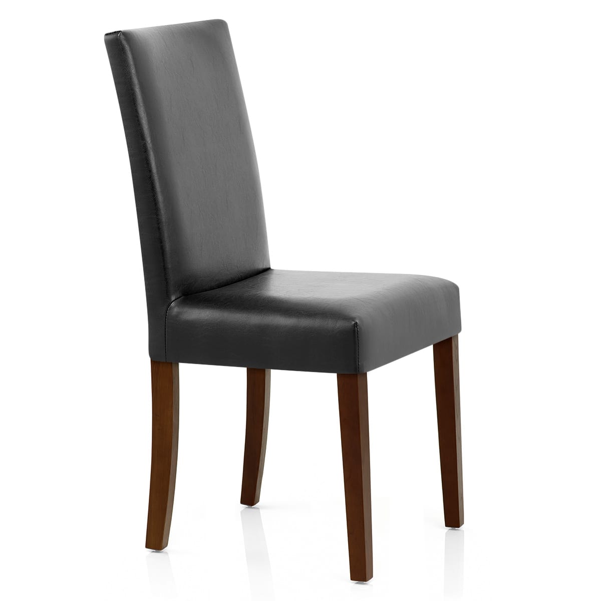 Chicago Walnut Dining Chair Black