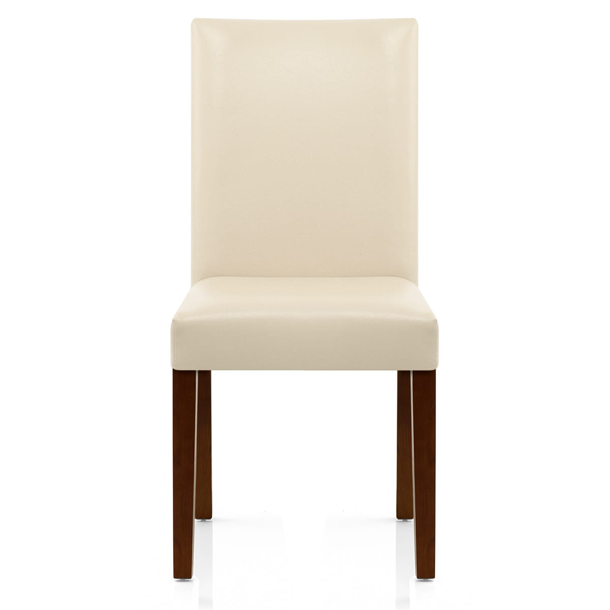 Chicago Walnut Dining Chair Cream