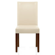 Chicago Walnut Dining Chair Cream