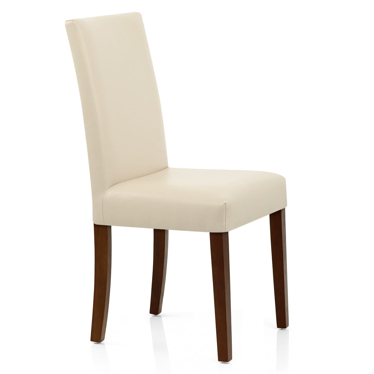 Chicago Walnut Dining Chair Cream
