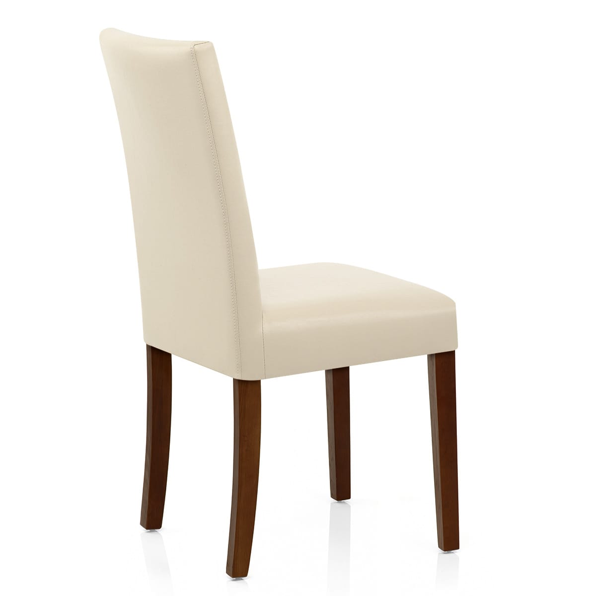 Chicago Walnut Dining Chair Cream
