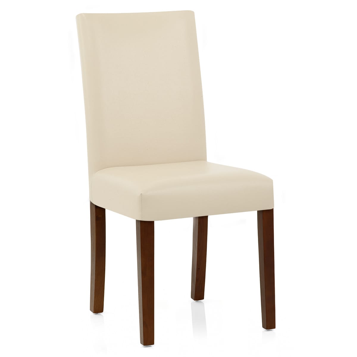 Chicago Walnut Dining Chair Cream