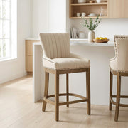 Chiltern Oak Bar Stool Beige