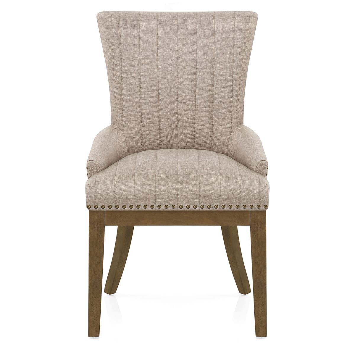 Chiltern Oak Dining Chair Tweed Fabric