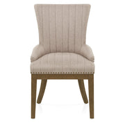 Chiltern Oak Dining Chair Tweed Fabric
