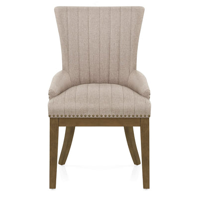 Chiltern Oak Dining Chair Tweed Fabric