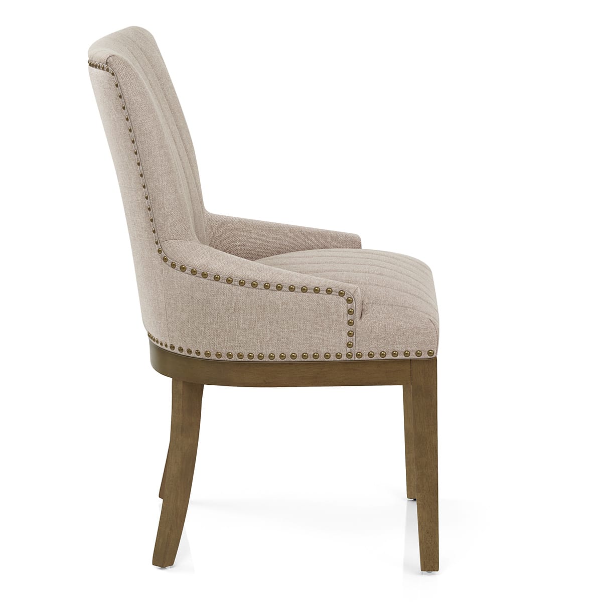 Chiltern Oak Dining Chair Tweed Fabric
