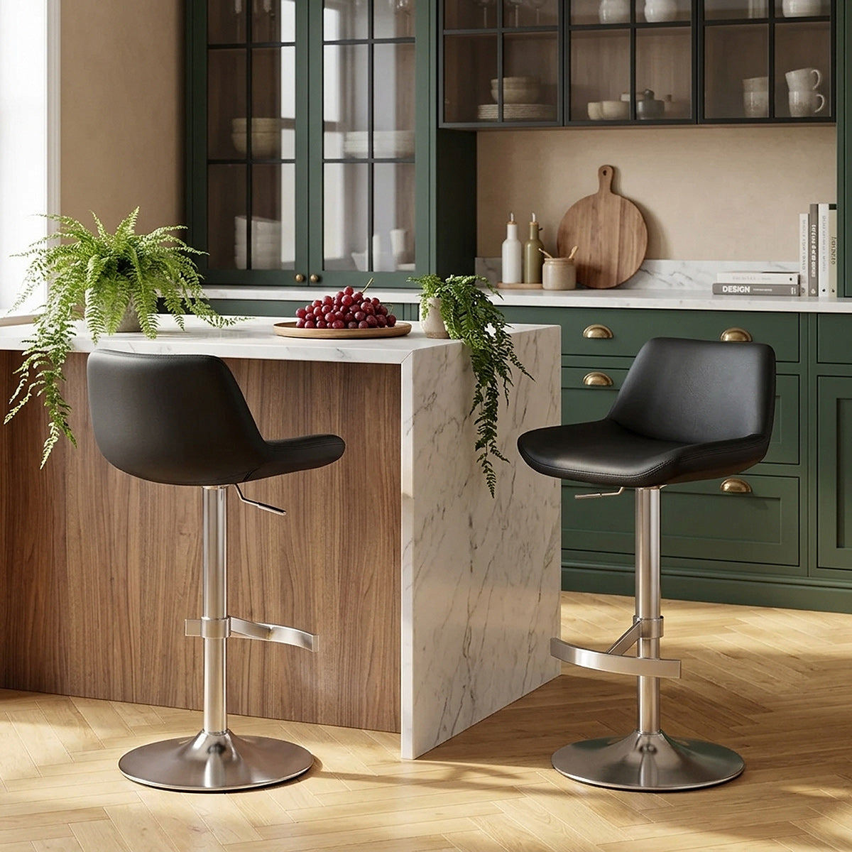 Christiana Brushed Stool Black