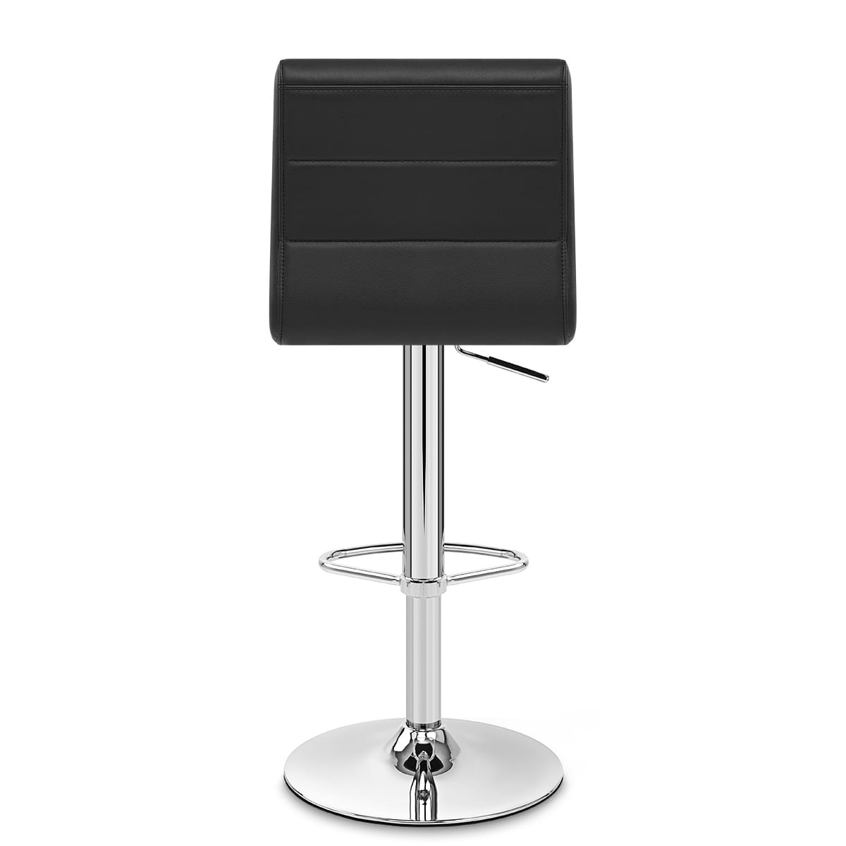Chrome Breakfast Bar Stool Black