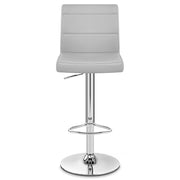 Chrome Breakfast Bar Stool Grey