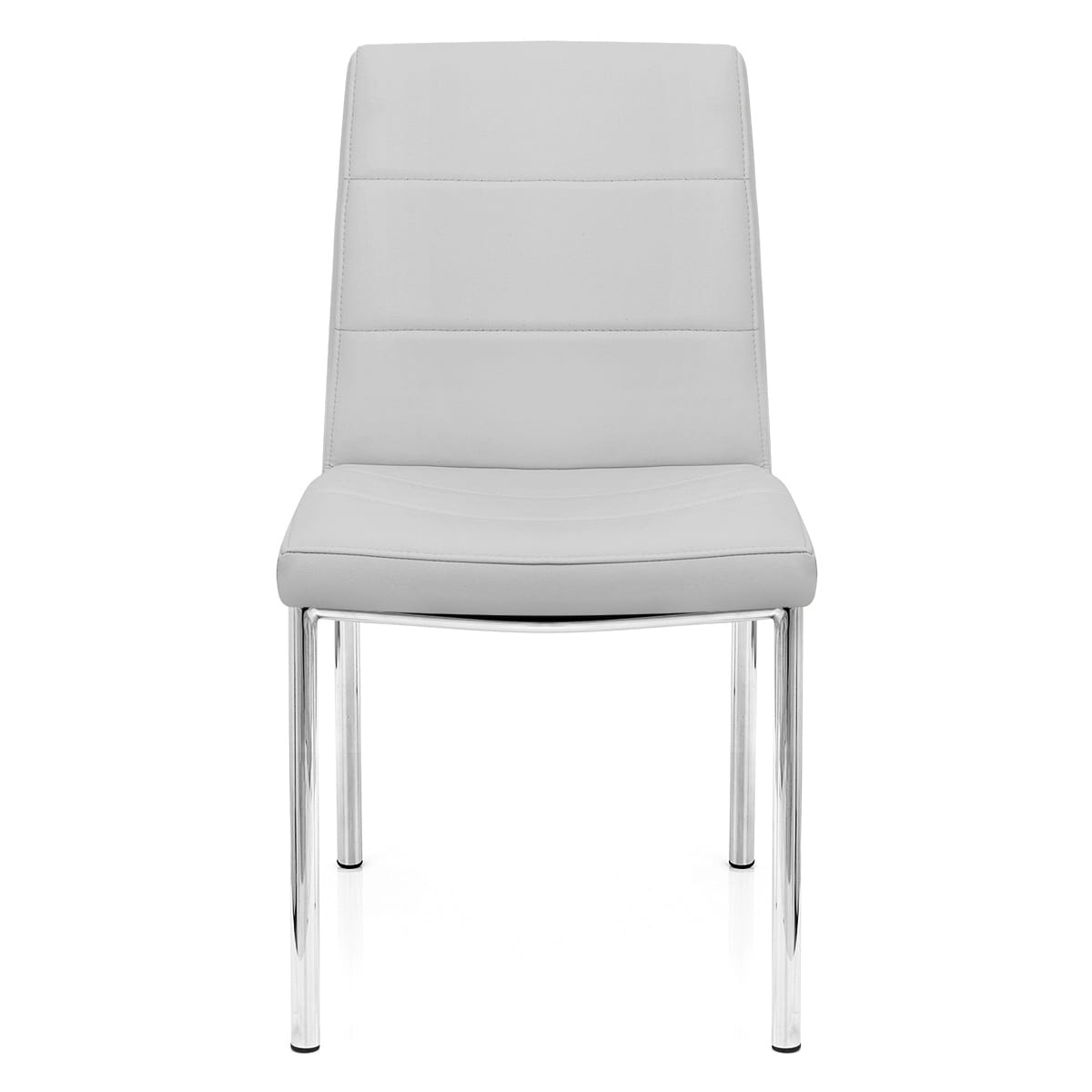 Chrome Breakfast Dining Chair Grey