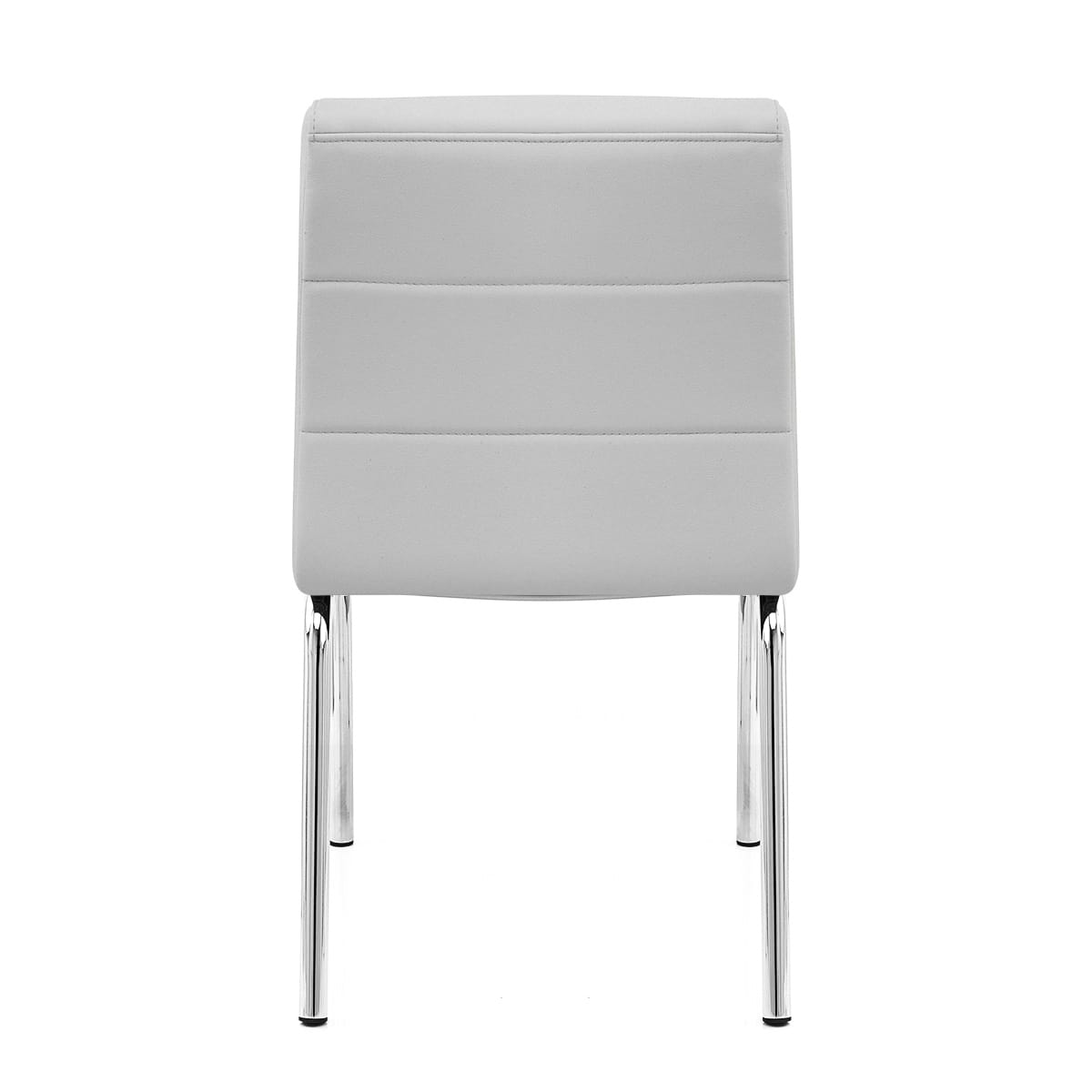 Chrome Breakfast Dining Chair Grey