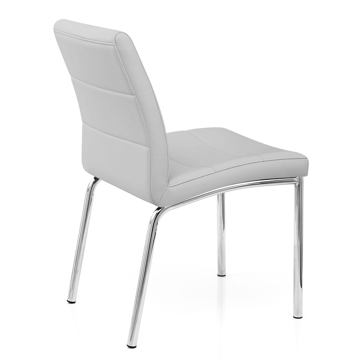 Chrome Breakfast Dining Chair Grey