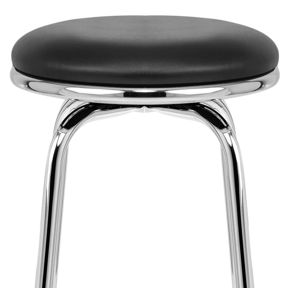 Chrome Stool - Pack Of 2