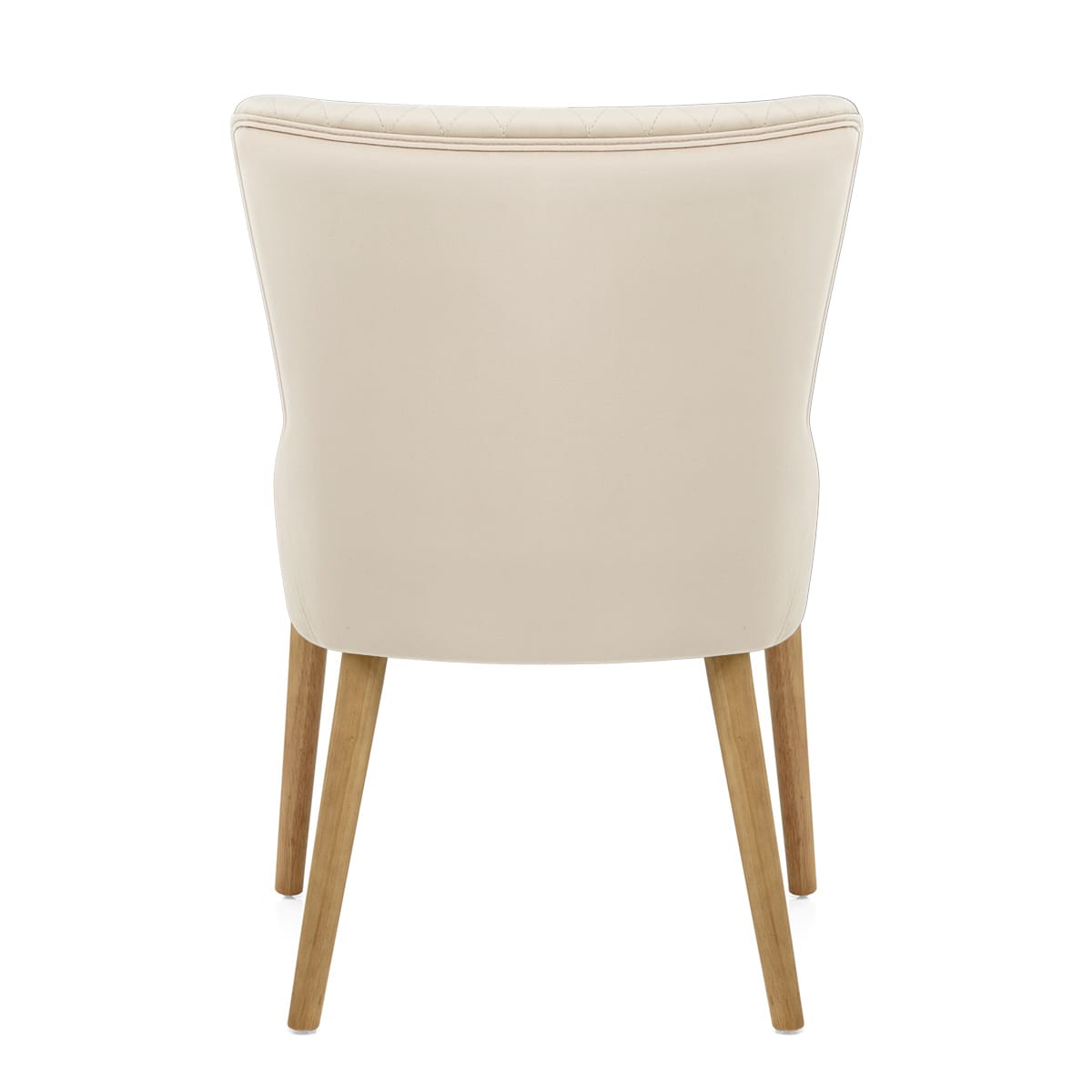 City Oak Chair Cream Velvet
