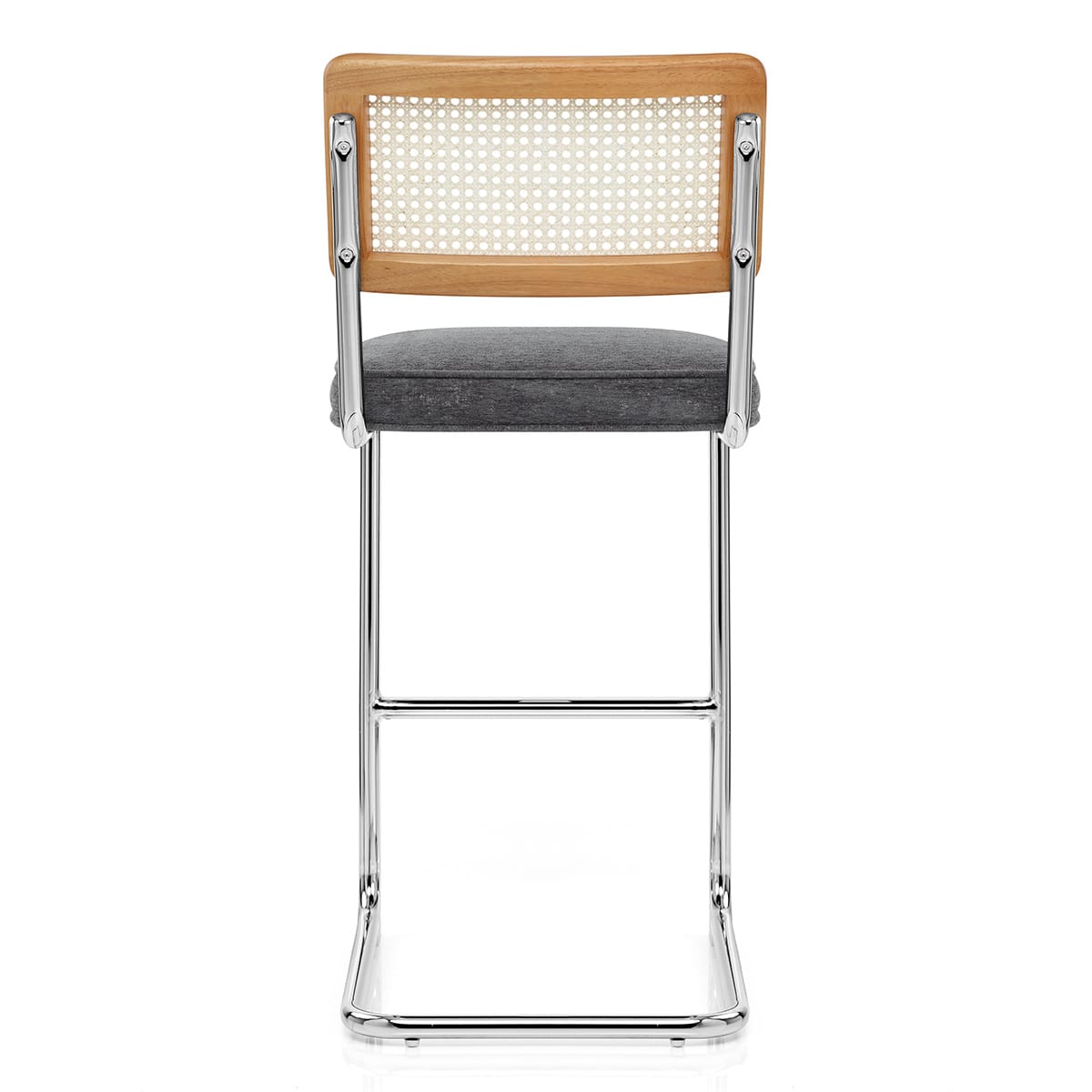 Clara Bar Stool Charcoal Fabric