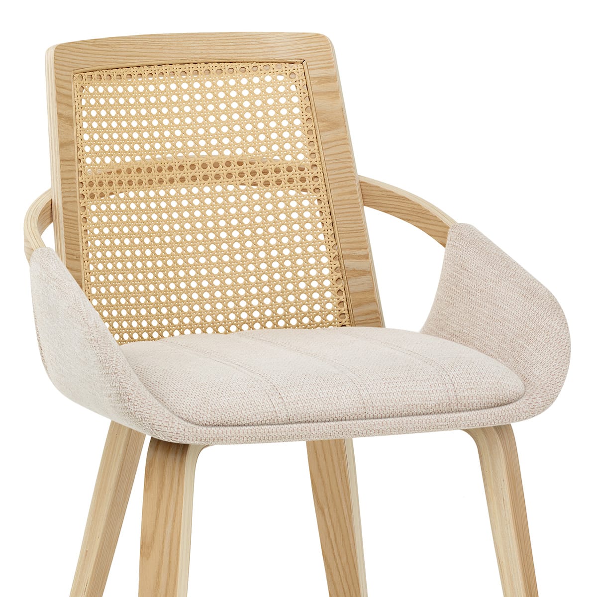 Cleveland Dining Chair Beige Fabric